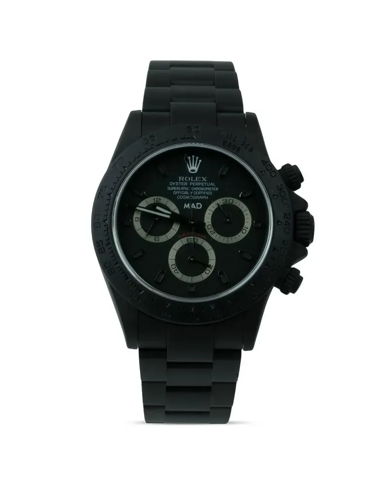 MAD Paris Pre-owned personalisierte Rolex Daytona 45mm - Schwarz Schwarz