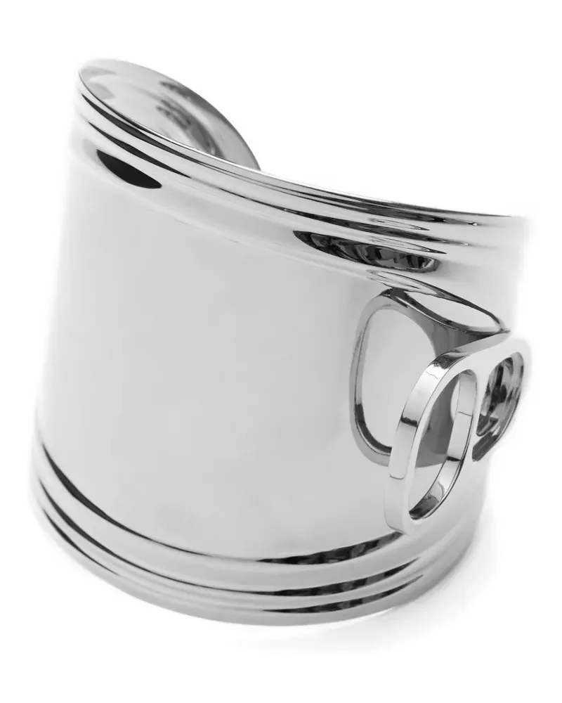 Jean Paul Gaultier Offenes Armband - Silber Silber
