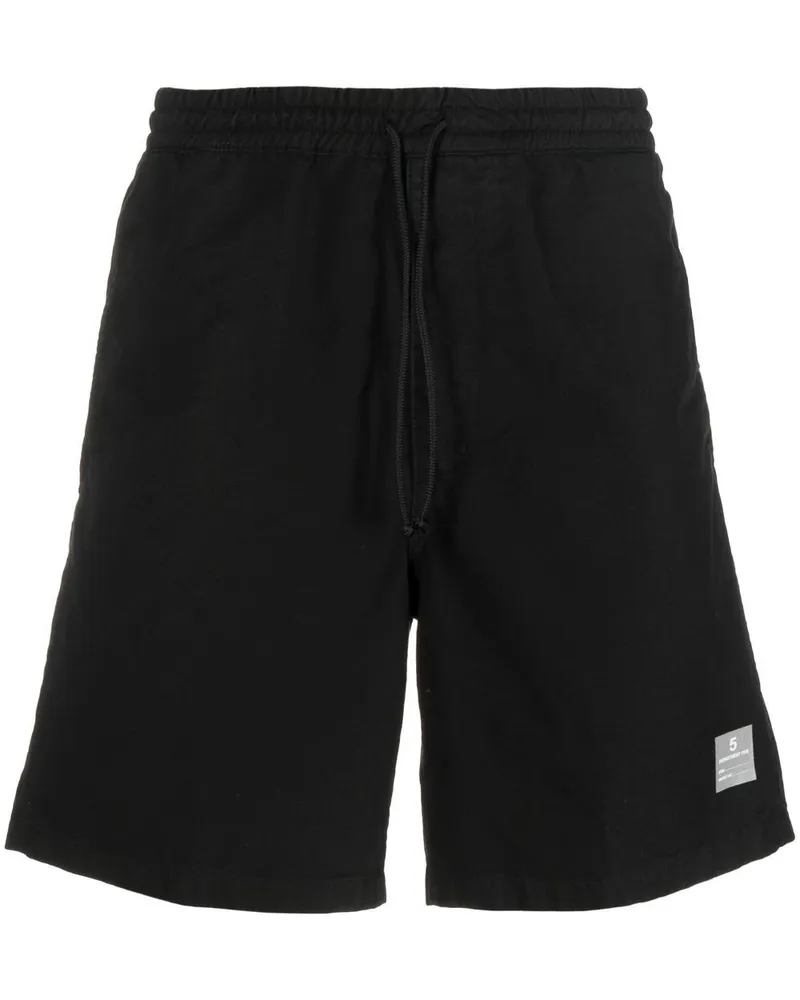 Department 5 Shorts mit Kordelzug - Schwarz Schwarz