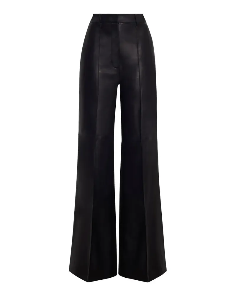 Adam Lippes Riz leather trousers - Schwarz Schwarz