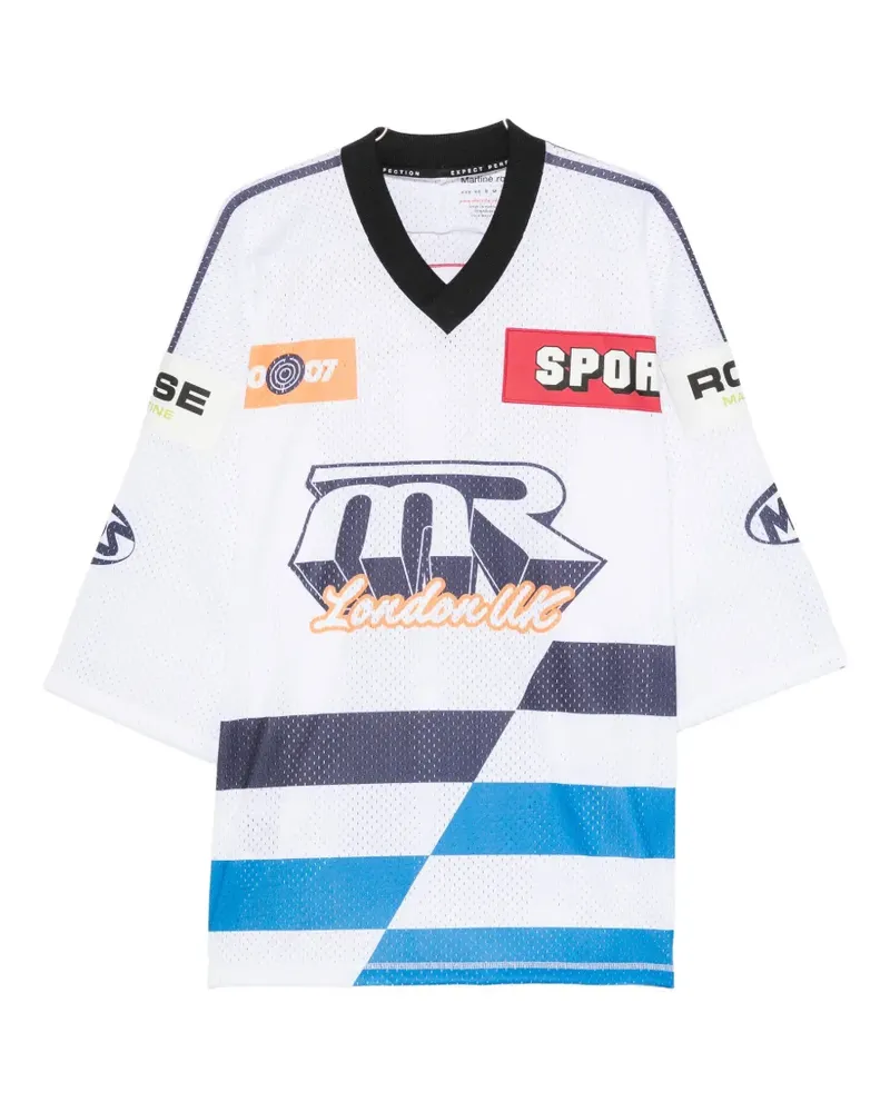 Martine Rose logo-print T-shirt - Weiß Weiß