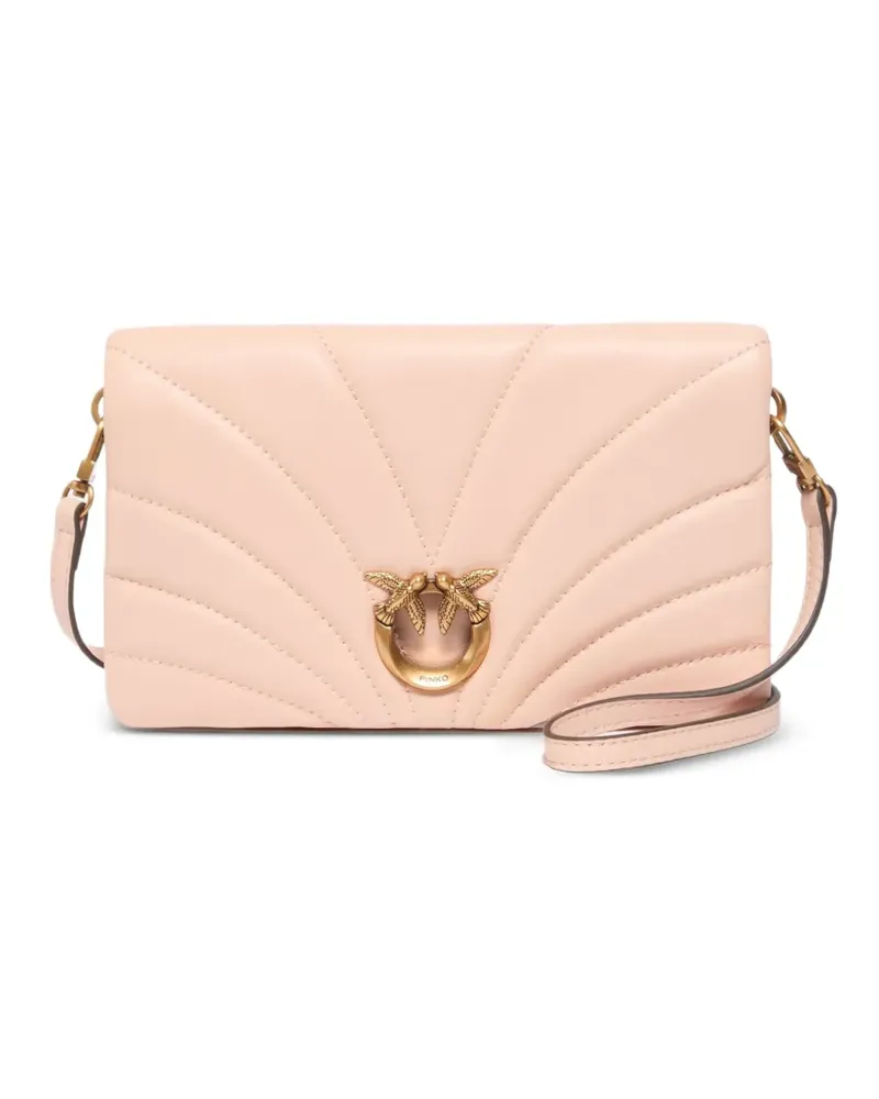 Pinko Gesteppte Love Schultertasche - Rosa Rosa