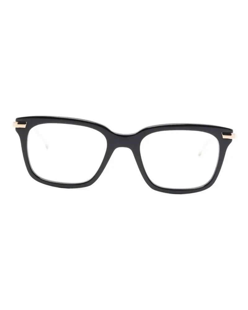 Thom Browne Brille mit eckigem Gestell - Schwarz Schwarz