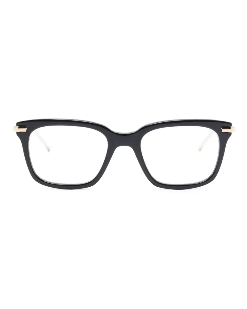 Thom Browne Brille mit eckigem Gestell - Schwarz Schwarz