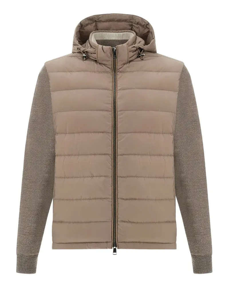 Paul & Shark Gesteppte Jacke mit Einsätzen - Nude Nude