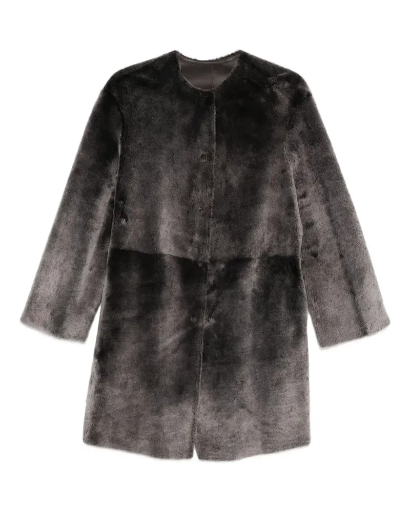 Manzoni 24 Shearling-Mantel - Grau Grau