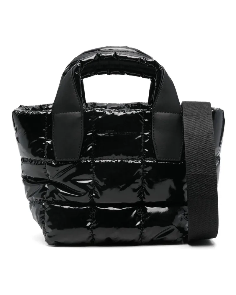 VeeCollective Mini Porter Handtasche - Schwarz Schwarz