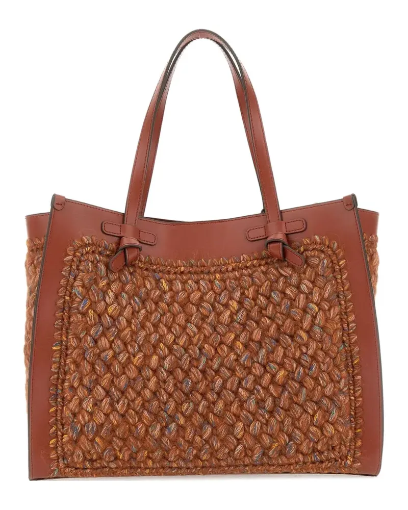 Gianni Chiarini Geflochtene Miss Marcella Tote Bag - Braun Braun