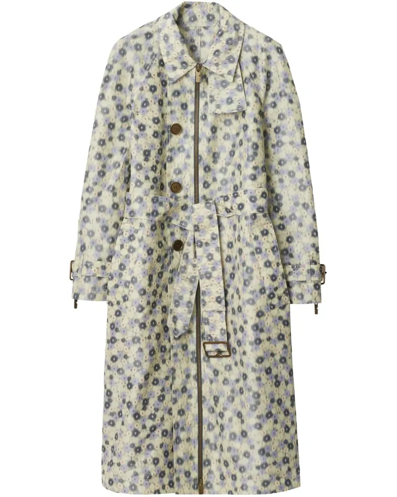 Burberry Trenchcoat mit Margeriten-Print - Nude Nude