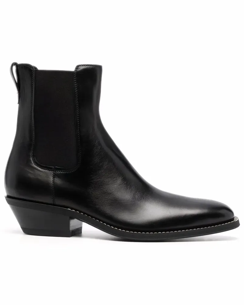 TOD'S Klassische Cowboystiefel - Schwarz Schwarz