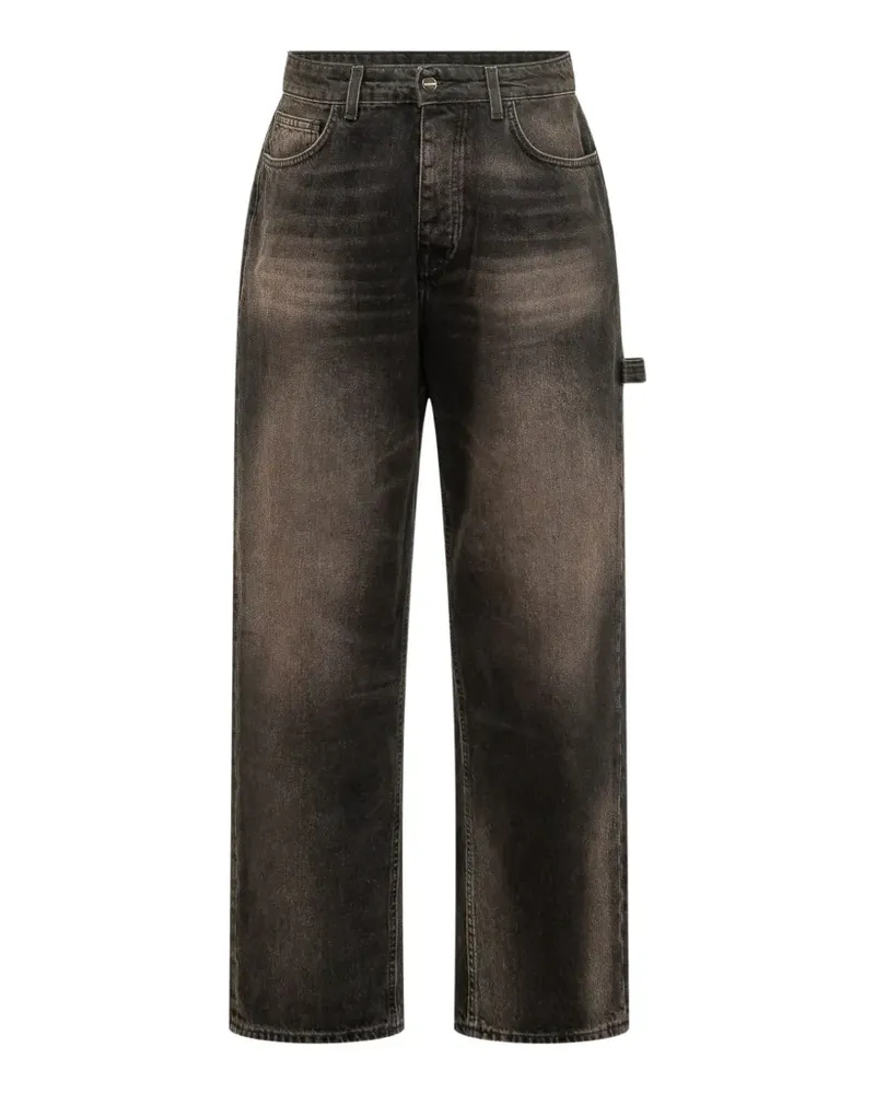 BARROW Carpenter-Jeans mit Logo-Stickerei - Braun Braun