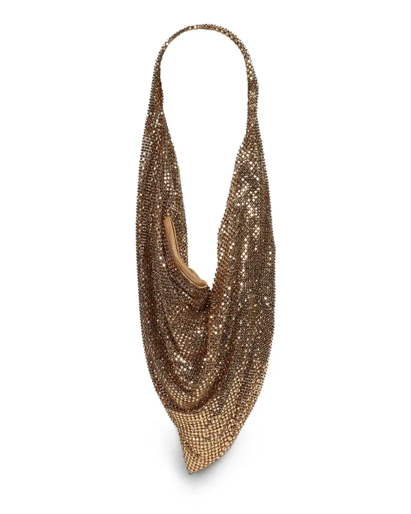 Benedetta Bruzziches Ursula Chainmail-Tote Bag mit Kristallen - Gold Gold