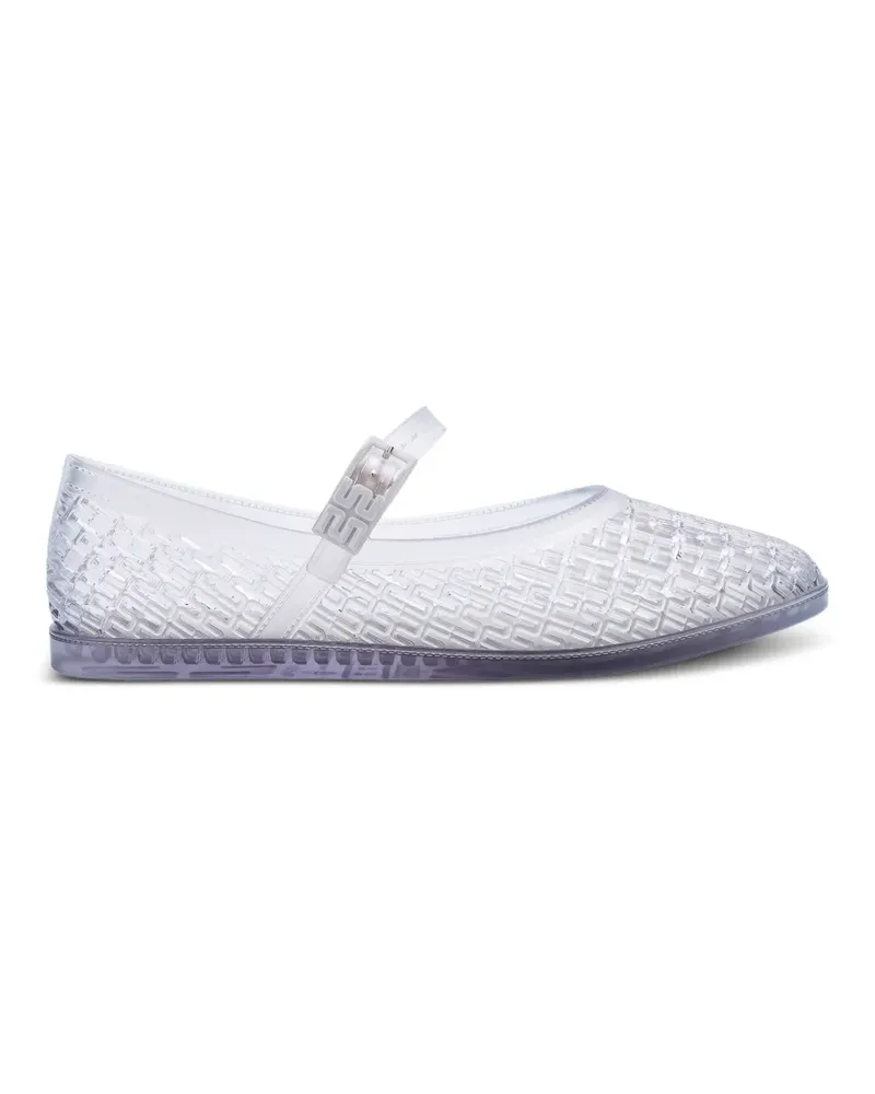 Melissa Harper Ballerinas mit Schnalle - Weiß Weiß