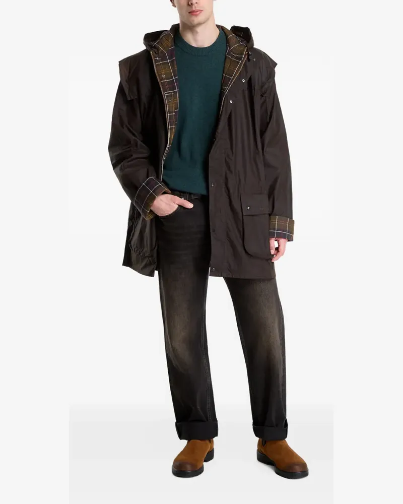 Barbour Gewachste Durham® Jacke - Braun Braun