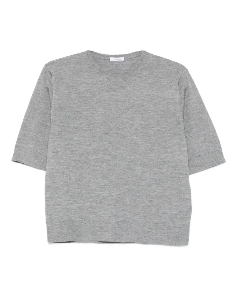 Malo silk-blend T-shirt - Grau Grau