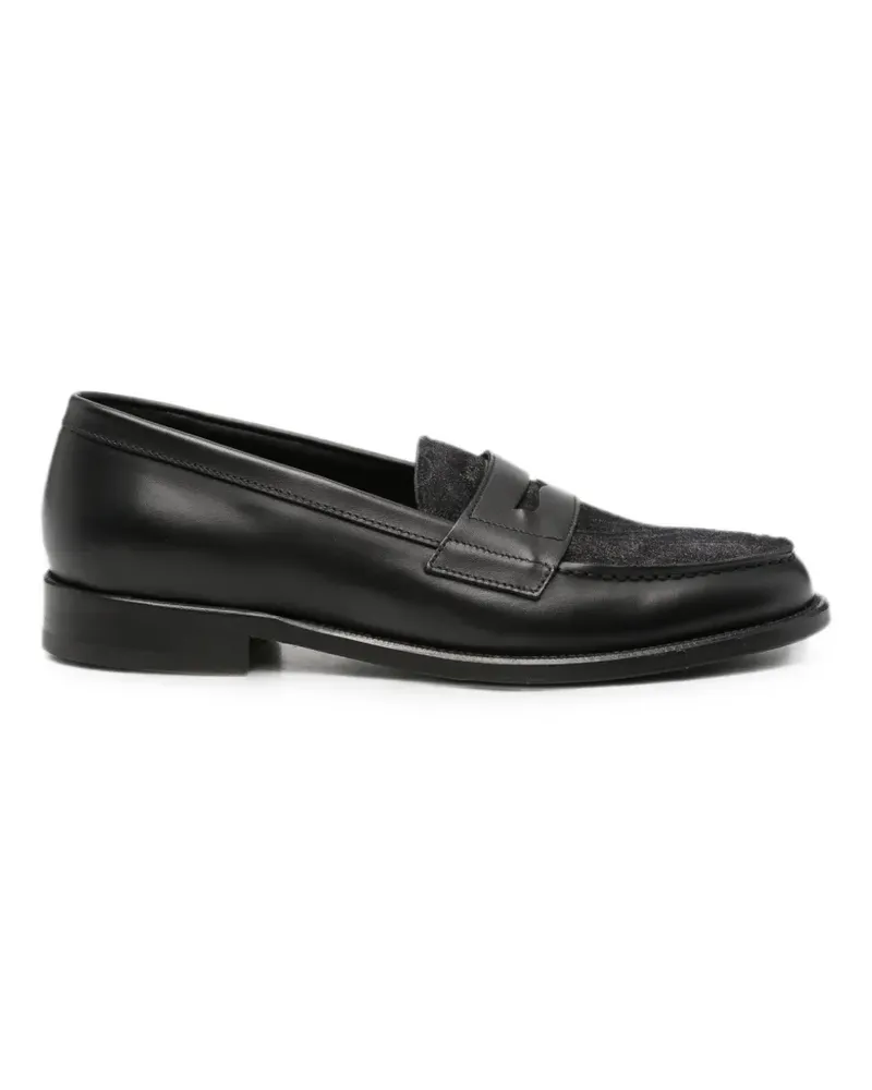 Etro paisley-print loafers - Schwarz Schwarz