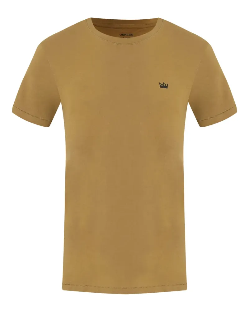 Osklen T-Shirt mit rundem Ausschnitt - Braun Braun