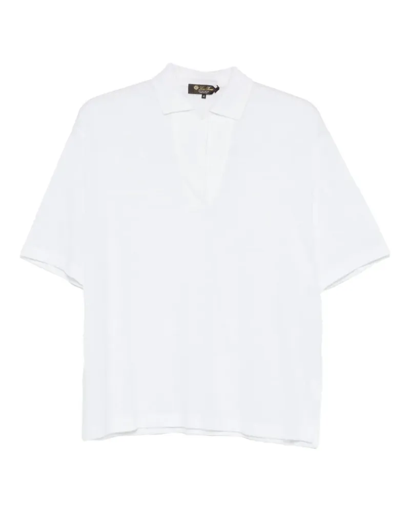 Loro Piana Gargano Poloshirt - Weiß Weiß