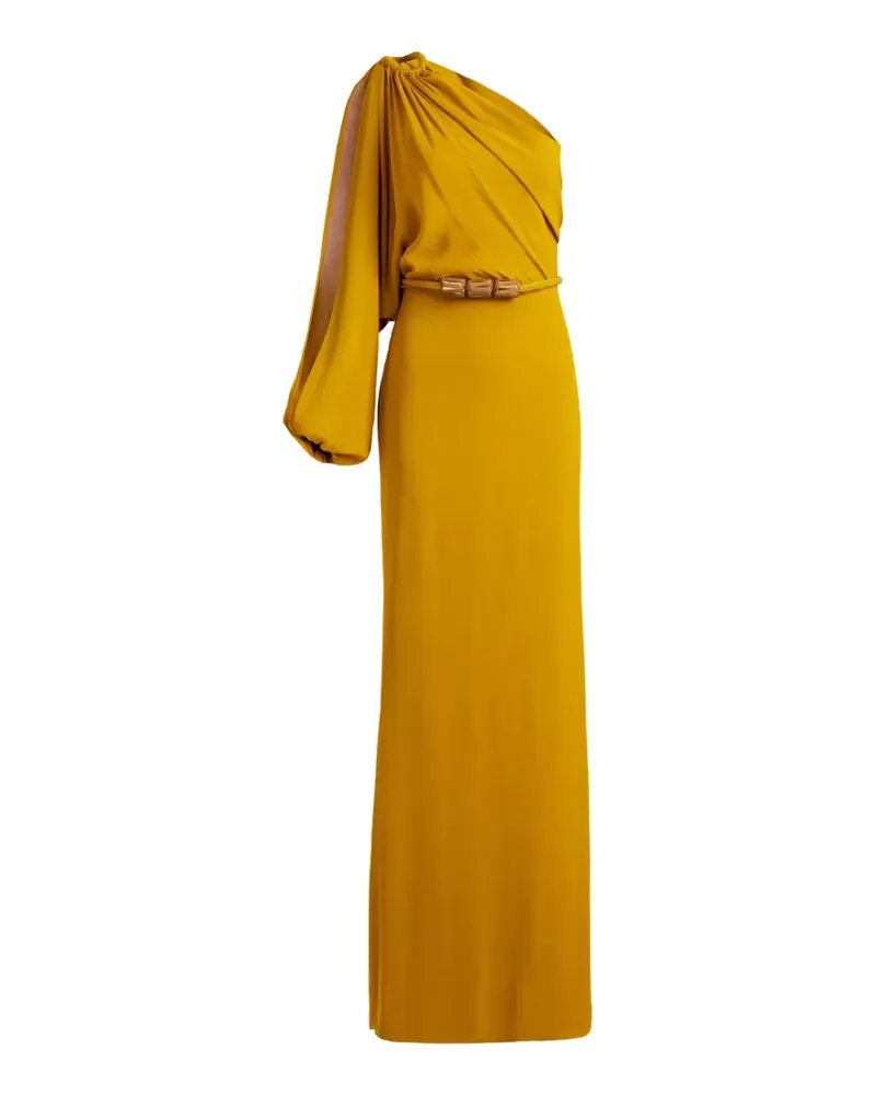 Silvia Tcherassi Minerva one-shoulder maxi dress - Gelb Gelb