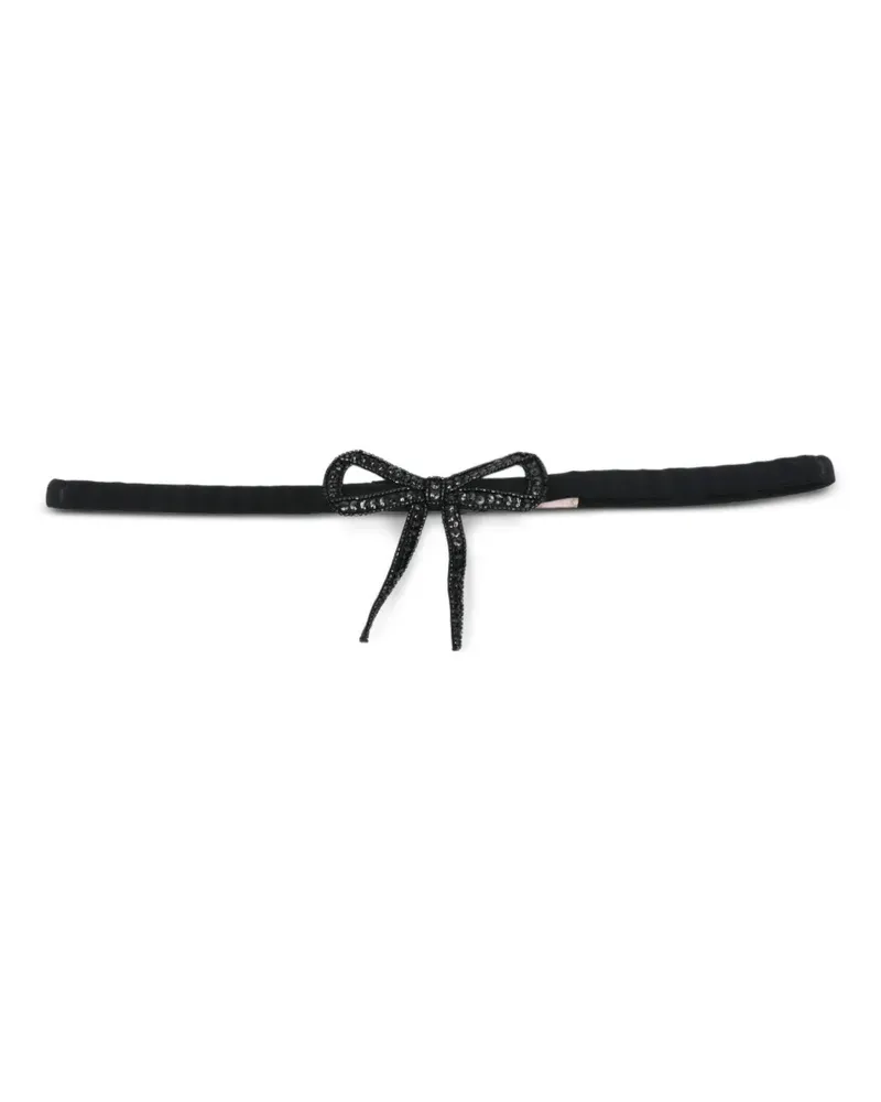 N° 21 Gürtel mit Schleifendetail - Schwarz Schwarz