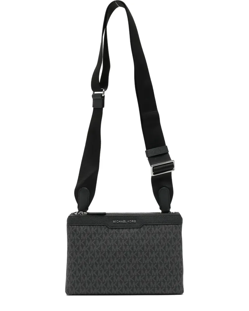 Michael Kors Hudson messenger bag - Schwarz Schwarz