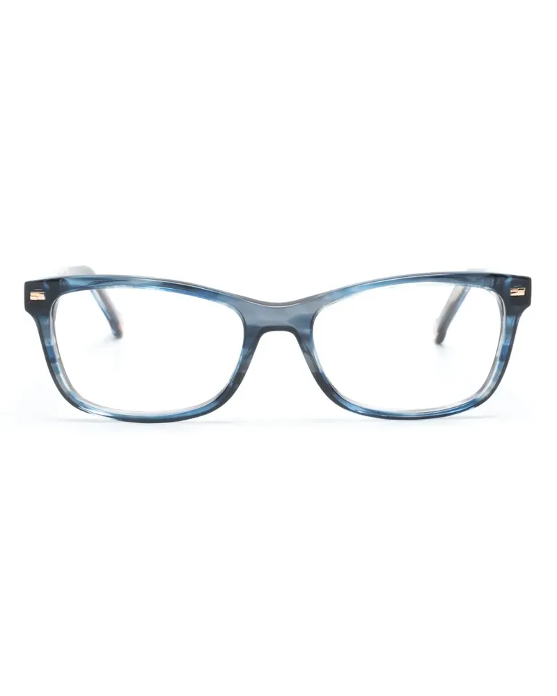 Carolina Herrera New York Brille mit eckigem Gestell - Blau Blau