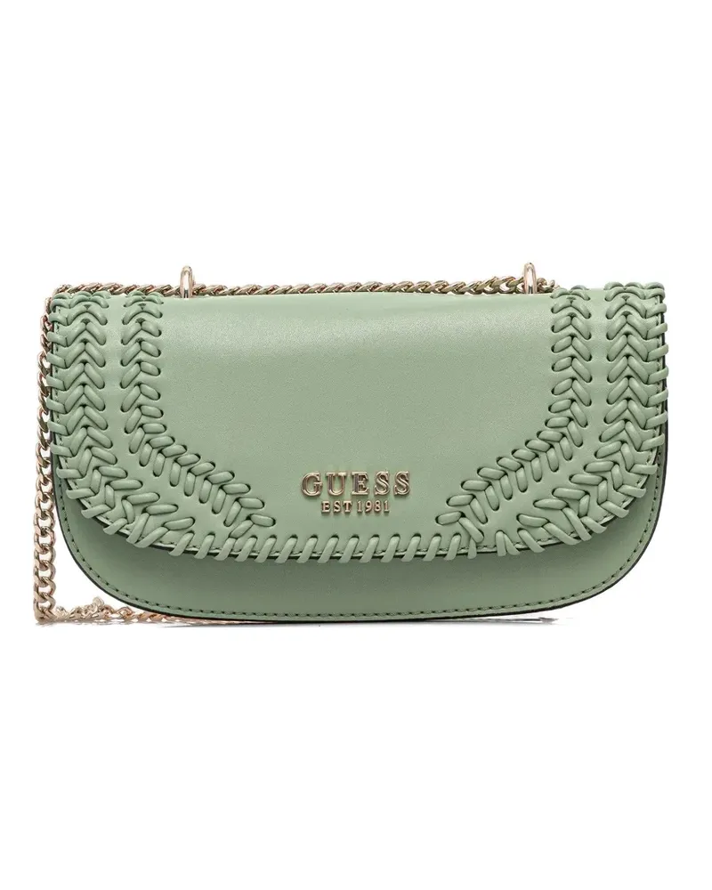 Guess Tatum Umhängetasche mit Kette - Grün Grün