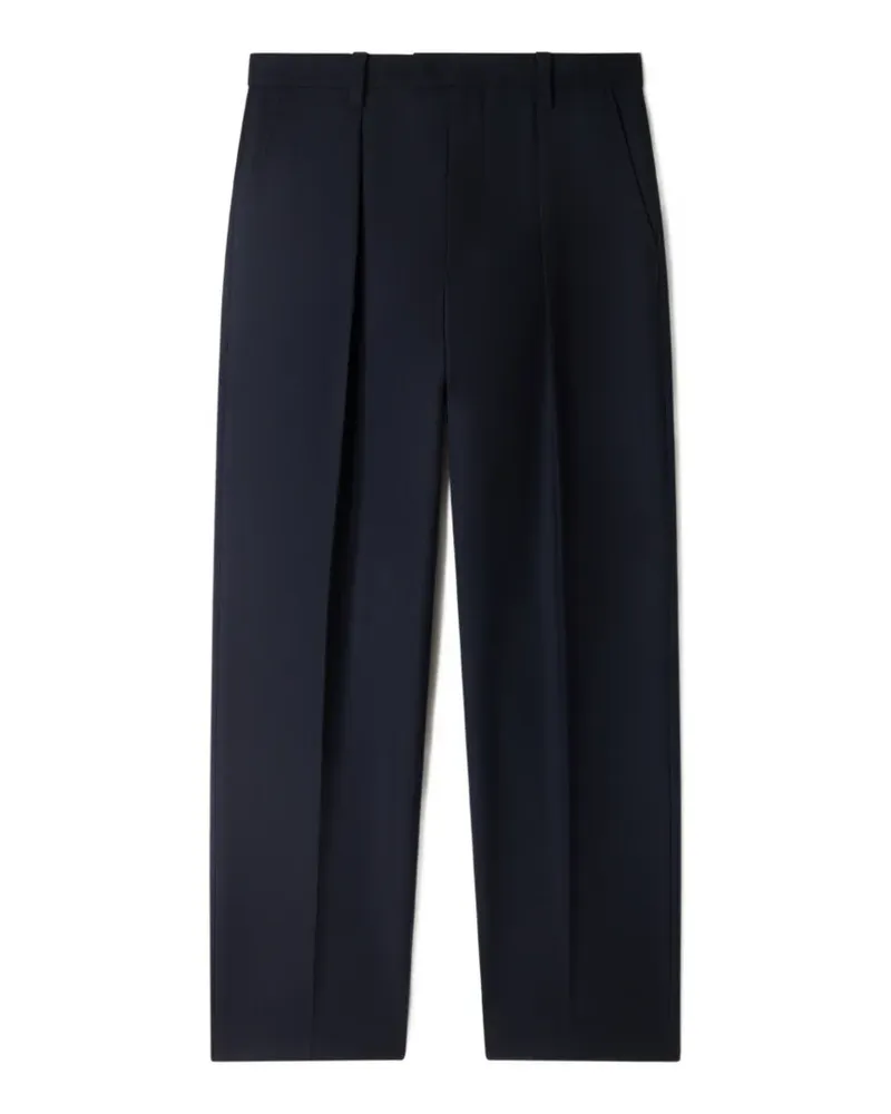 Sandro Wide-Leg-Hose mit Bundfalten - Blau Blau