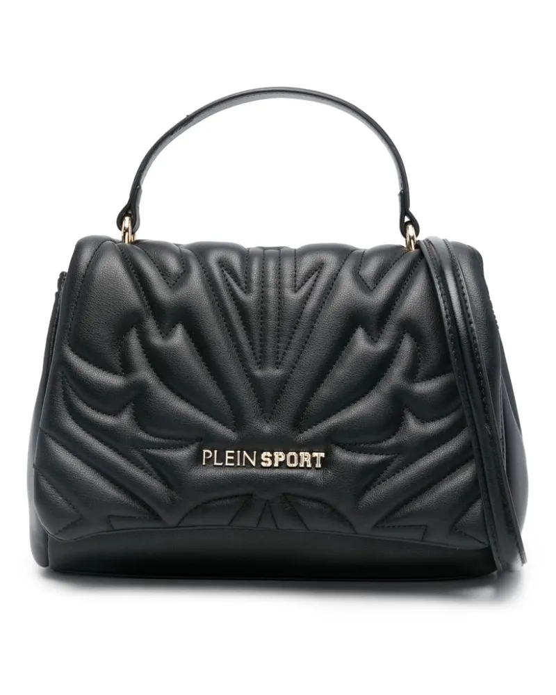 Philipp Plein Handtasche aus Matelassé-Leder - Schwarz Schwarz