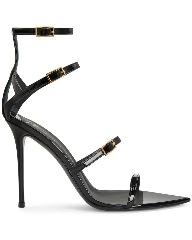 Giuseppe Zanotti Intriigo Abely Sandalen 105mm - Schwarz Schwarz