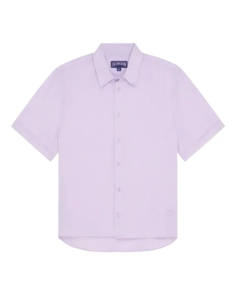 Vilebrequin short-sleeve linen shirt - Violett Violett