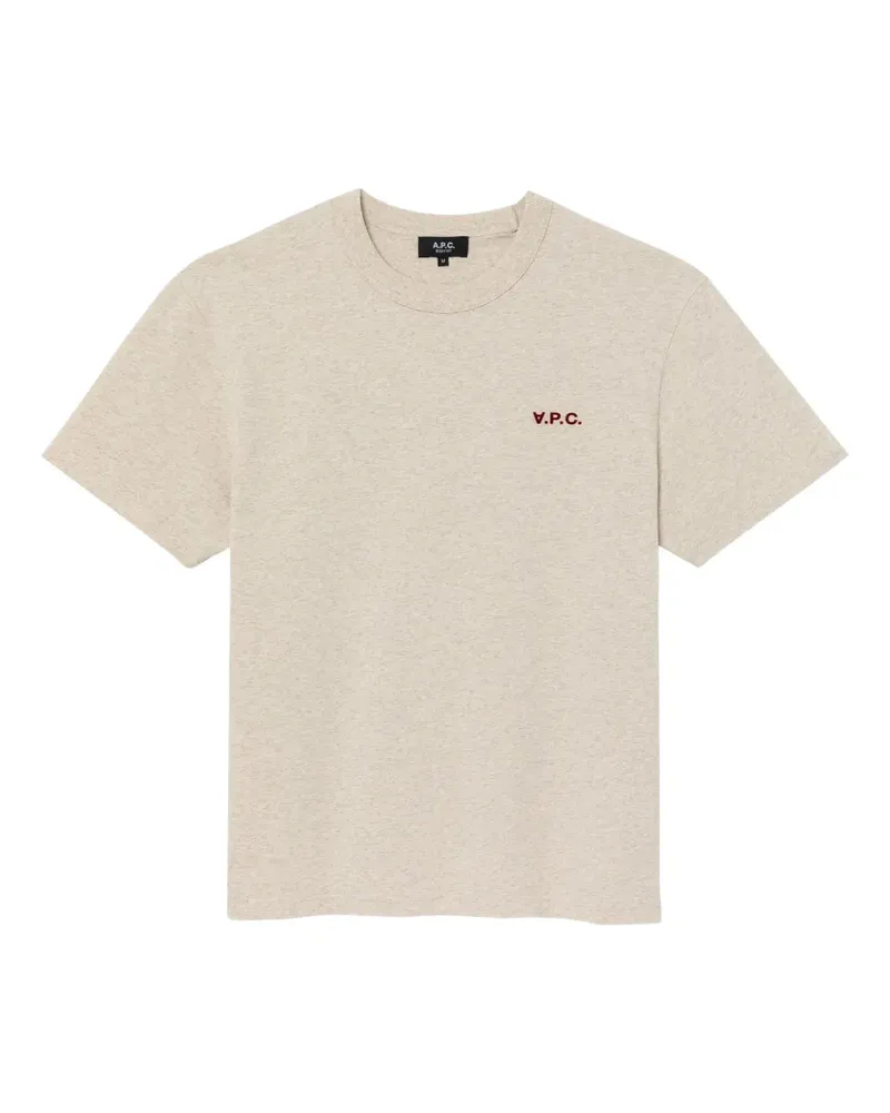 A.P.C. Klassisches T-Shirt - Nude Nude