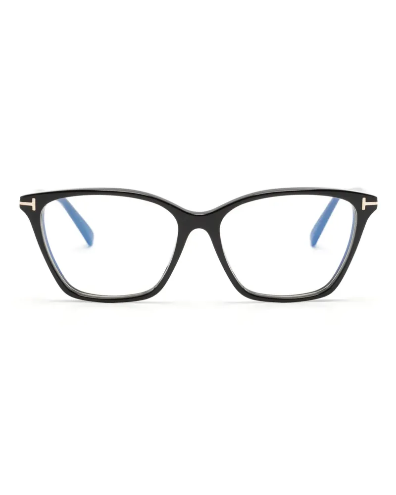 Tom Ford Brille mit eckigem Gestell - Schwarz Schwarz