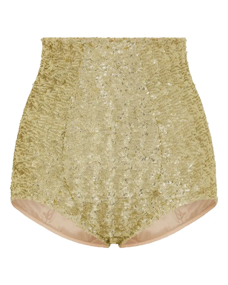 Dolce & Gabbana Slip mit Pailletten - Gold Gold