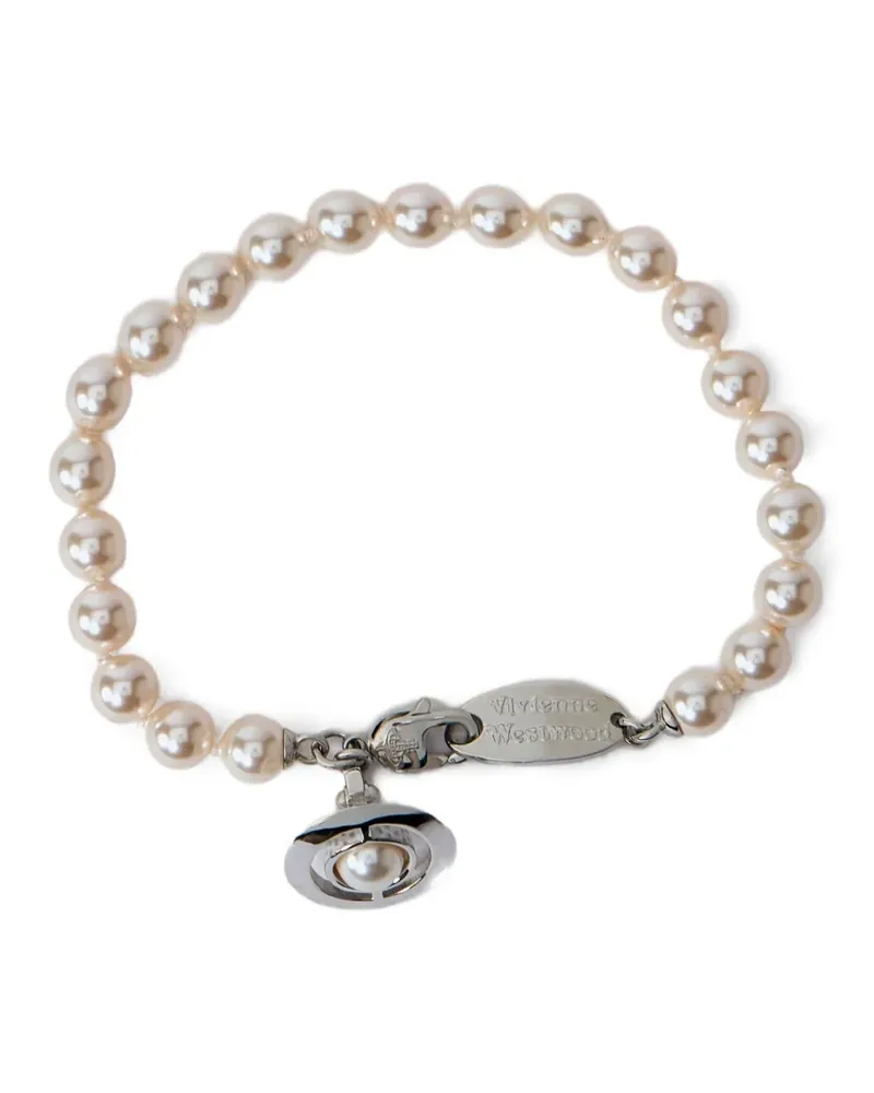 Vivienne Westwood Armband mit Orb-Schild - Silber Silber