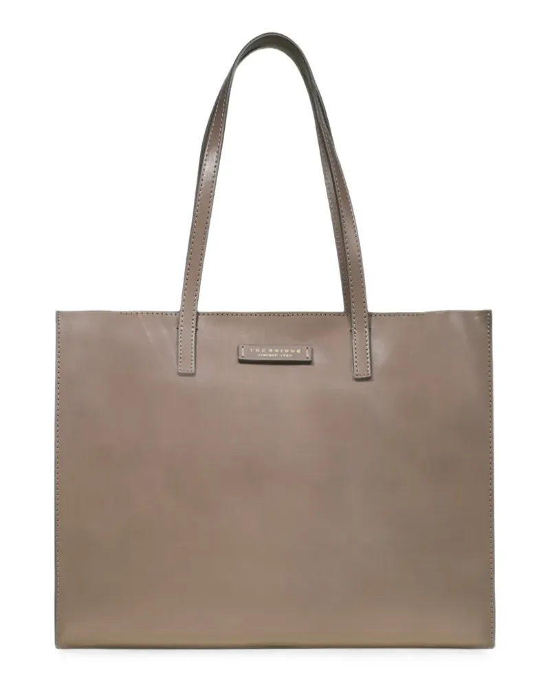 The Bridge Shopper mit Logo-Schild - Nude Nude