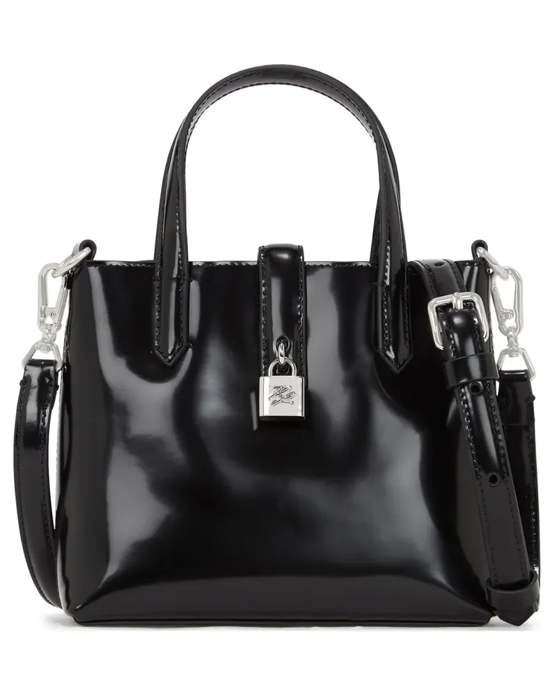 Karl Lagerfeld Mini K/Autograph Tote Bag - Schwarz Schwarz
