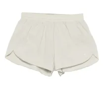 Perforierte Lauf-Shorts - Nude