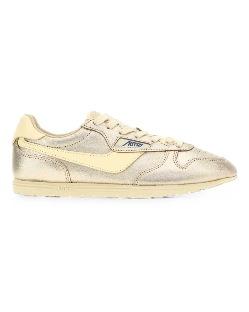 AUTRY Windspin Sneakers im Metallic-Look - Gold Gold