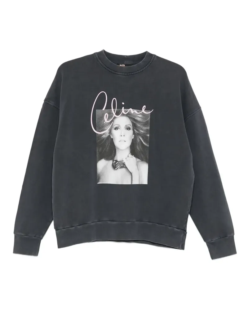 Maje graphic-print sweatshirt - Grau Grau