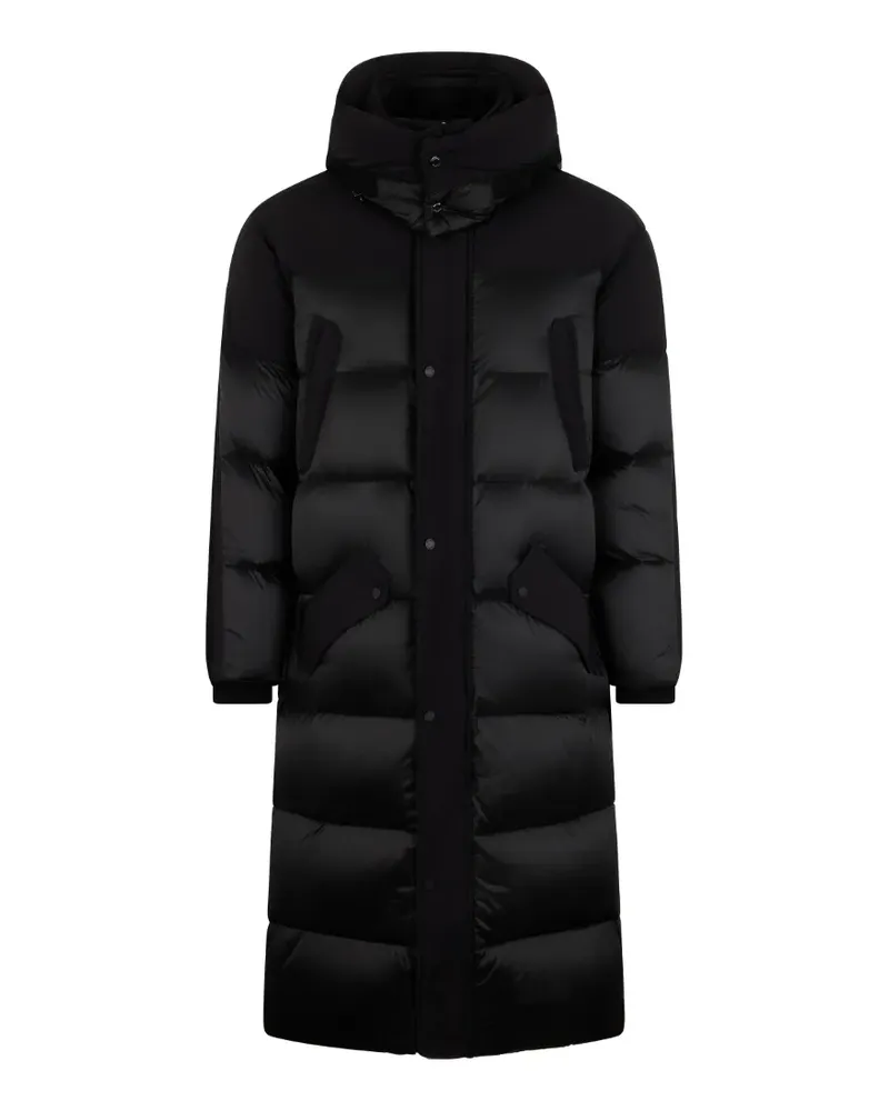 MOORER Langärmlige Kapuzenjacke - Schwarz Schwarz