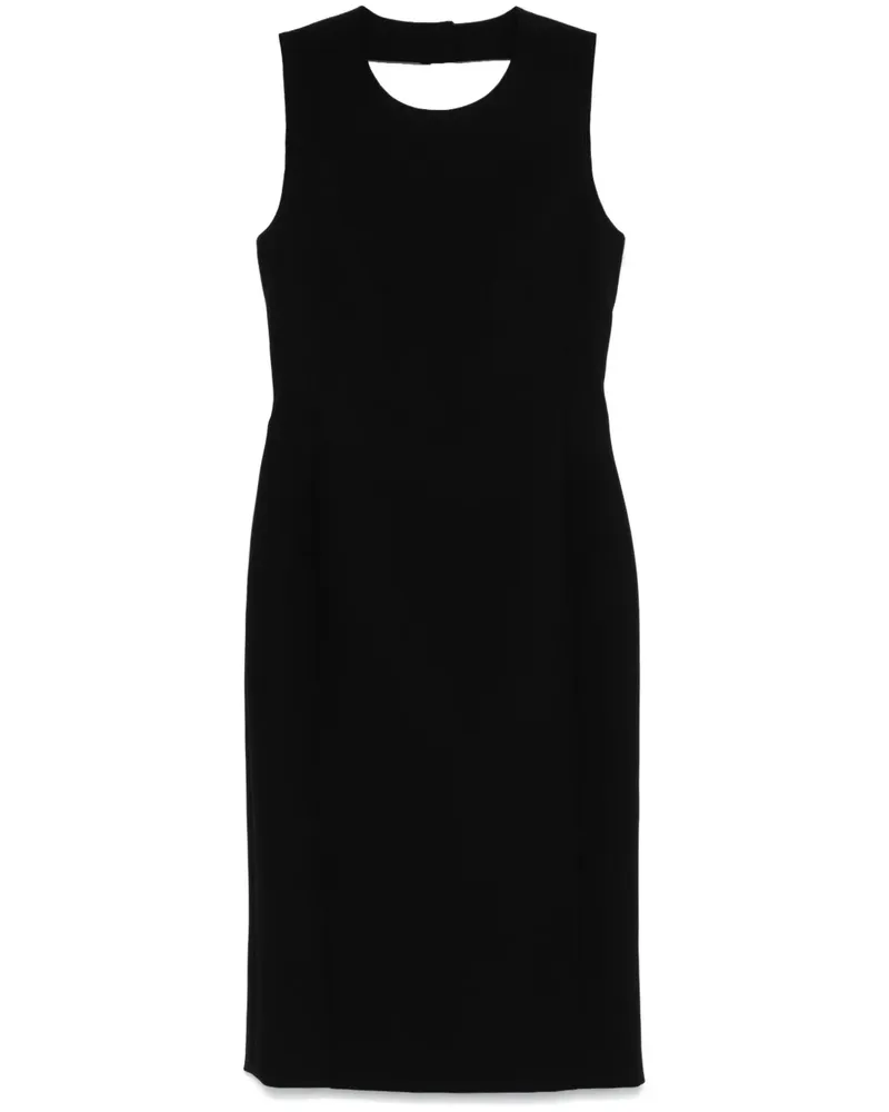 Moschino Rückenfreies Midikleid - Schwarz Schwarz