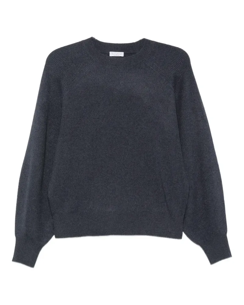 Brunello Cucinelli Pullover mit Raglanärmeln - Blau Blau