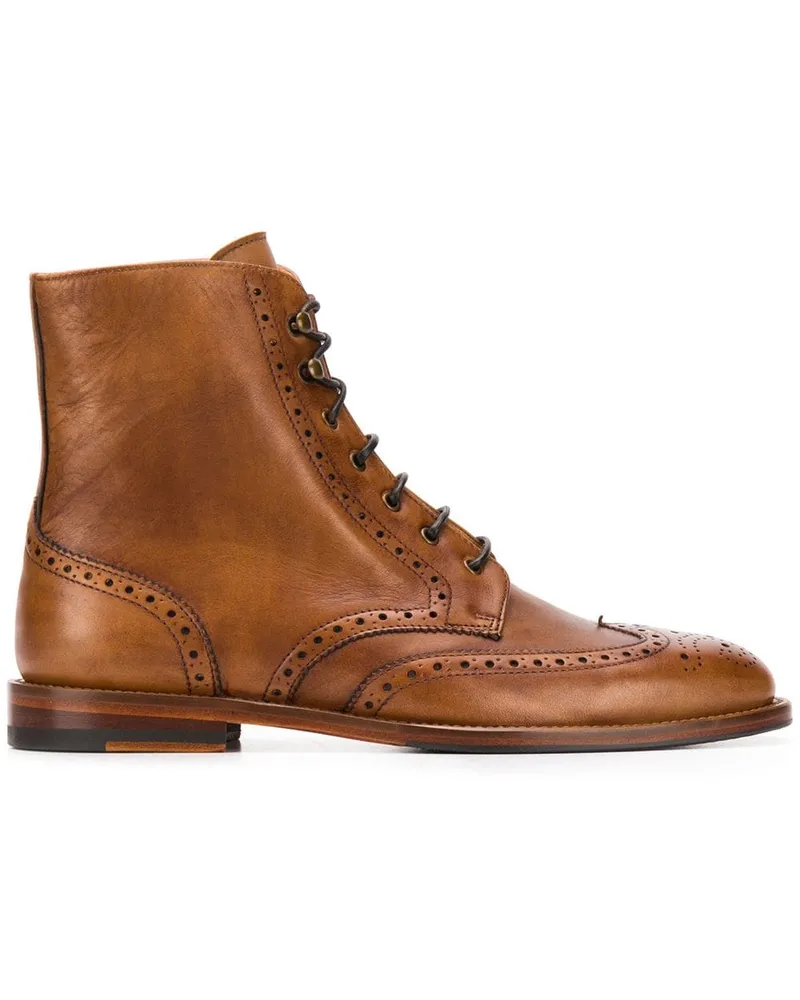 Scarosso Stefania' Stiefel mit Schnürung - Braun Braun