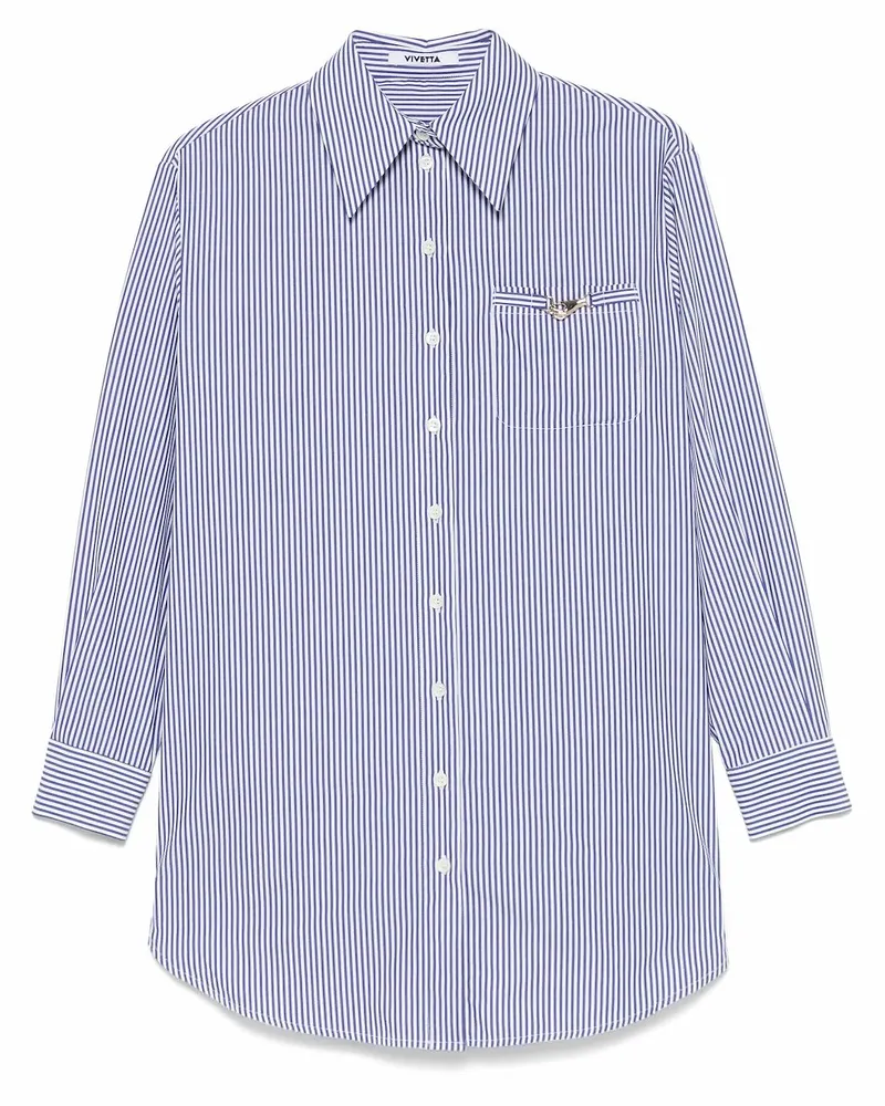 Vivetta Gestreiftes Hemd - Blau Blau