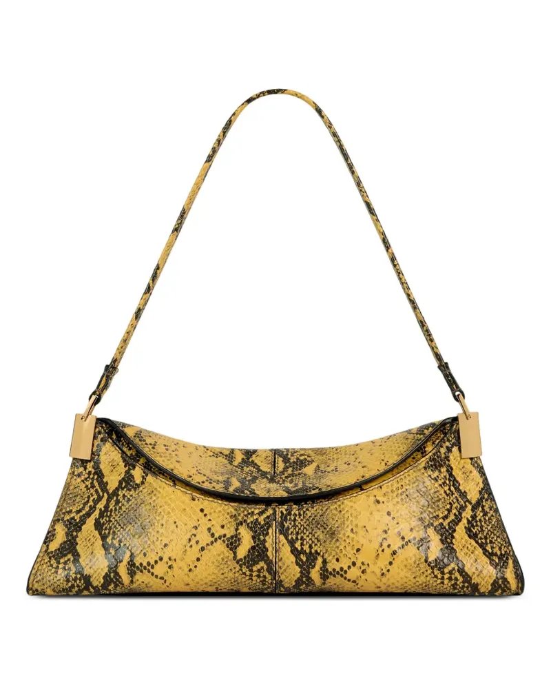 Balmain Kleine 64-83 Tasche mit Python-Effekt - Gelb Gelb