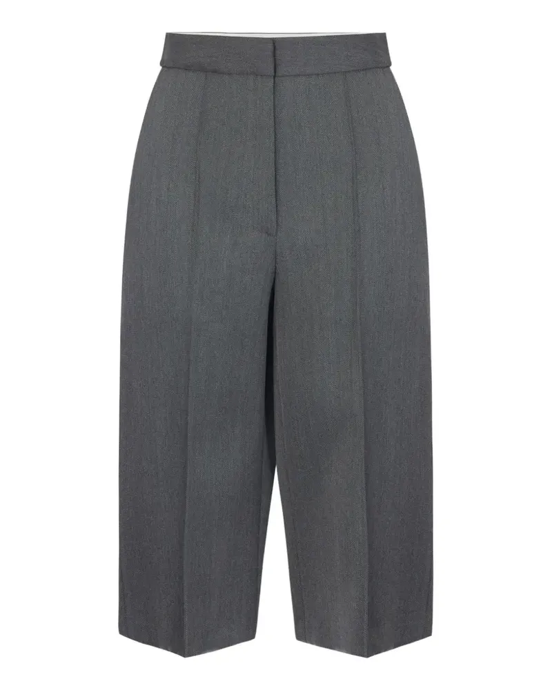 Elisabetta Franchi Cool Bermudas aus Wolle - Grau Grau