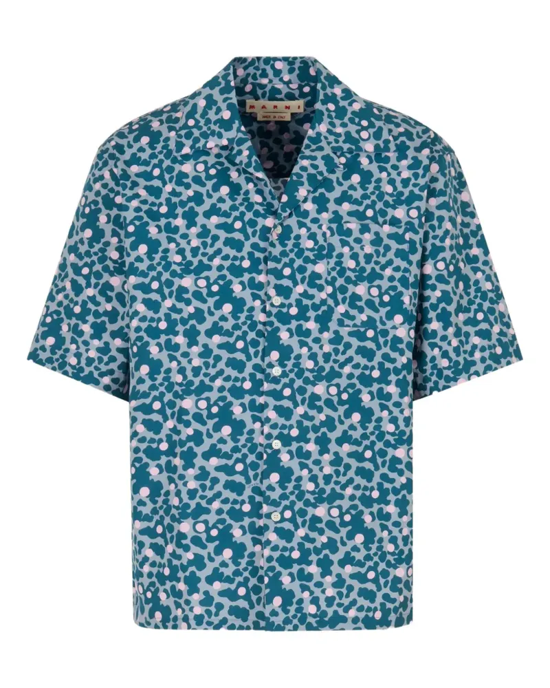 Marni Hemd mit Brusttasche - Blau Blau