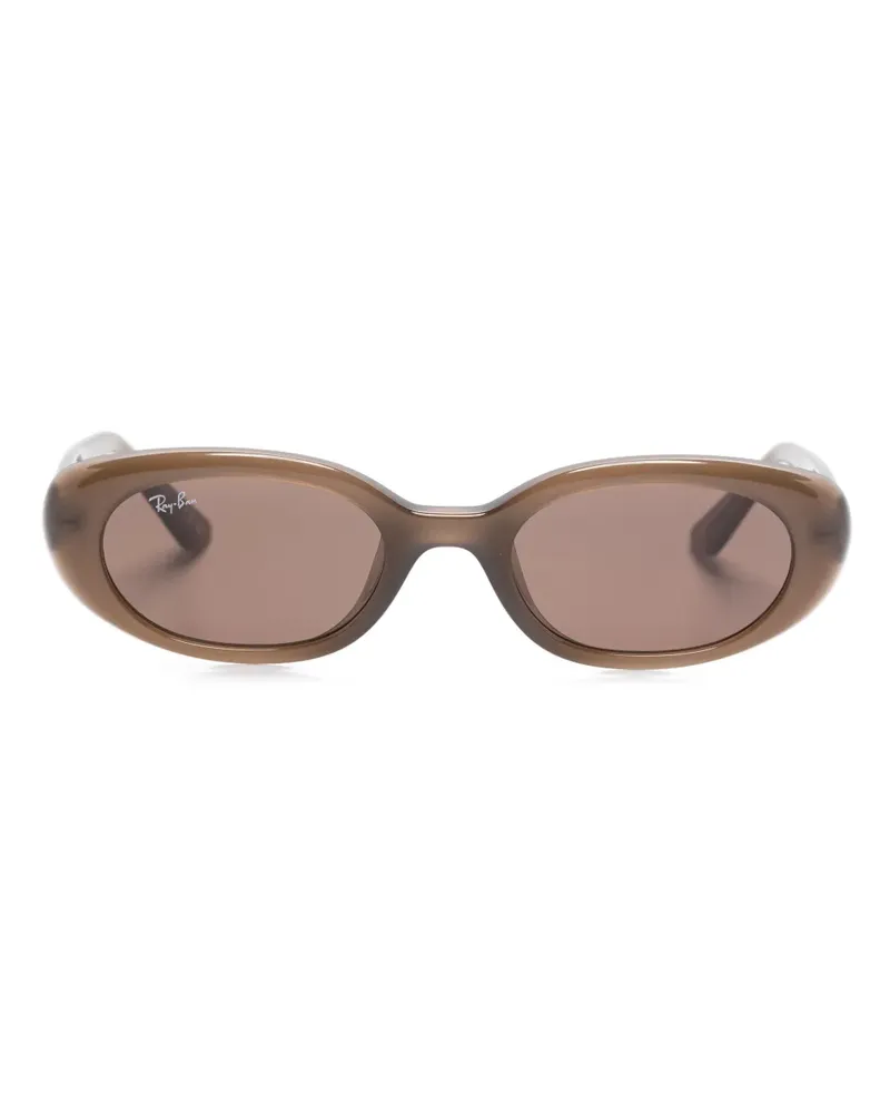 Ray Ban Sonnenbrille mit rundem Gestell - Braun Braun
