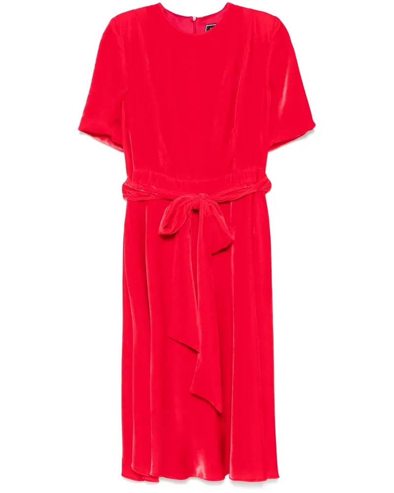 STYLAND Midikleid aus Samt - Rot Rot